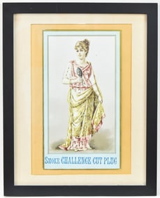 FRAMED CHALLENGE CUT PLUG ADVERTISEMENT