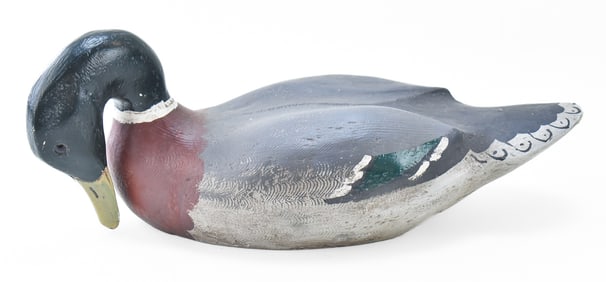 VINTAGE WOODEN MALLARD DUCK DECOY