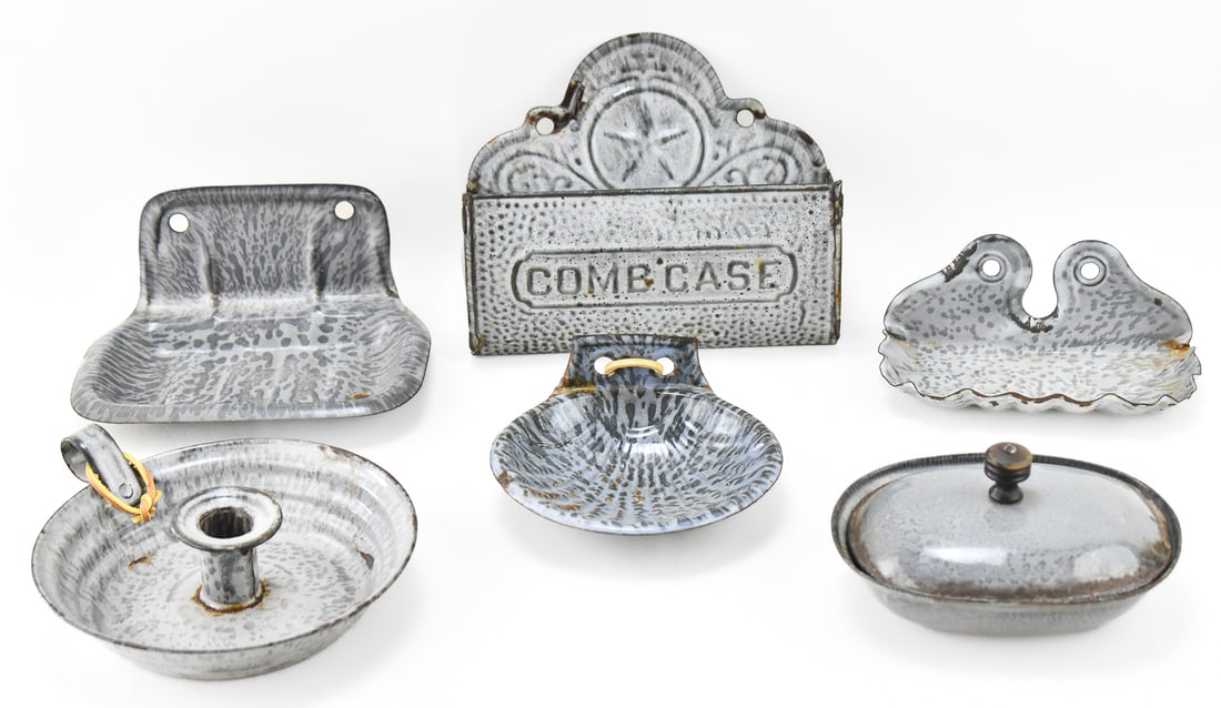 ASSORTED GRANITEWARE (1 of 2)