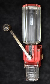 ARCADE RED-PAINTED COFFEE MILL MODEL 9010
