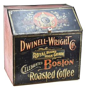 DWINELL-WRIGHT CO. BOSTON ROASTED COFFEE GENERAL STORE BIN