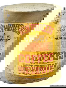 GRIGGS, COOPER & CO. 'NEW PROCESS' COFFEE BARREL