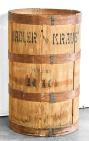SADLER & KRAUS BENTWOOD GENERAL STORE BARREL
