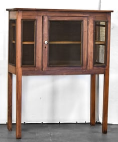 EARLY 19TH C. STANDING PIE SAFE
