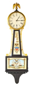 SETH THOMAS EIGHT-DAY BANJO CLOCK