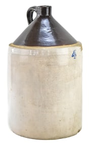 19TH CENTURY 4-GALLON STONEWARE JUG