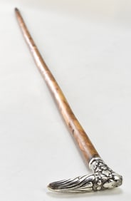 R.F.S. & COMPANY VICTORIAN STERLING SILVER LADIES CANE
