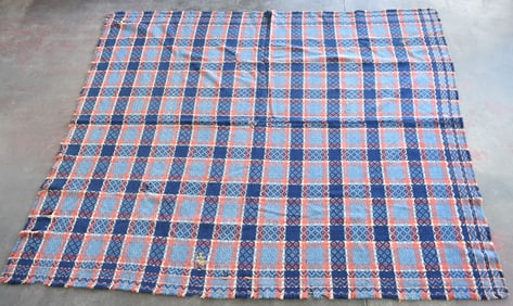 19TH C. BONAPARTE'S MARCH COVERLET