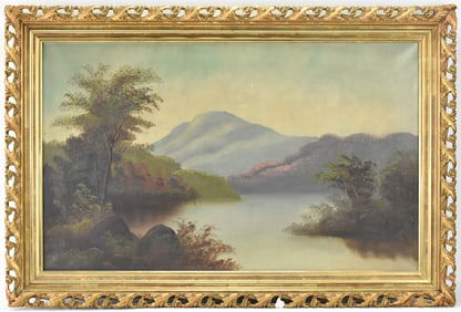 CARRIE JONES MOUNTAIN LANDSCAPE OIL PAINTING