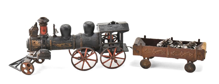 WELKER-CROSBY FLOOR FREIGHT TRAIN SET