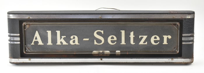 NEON PRODUCTS INCORPORATED NEON DRUG STORE 'ALKA-SELTEZER' SIGN