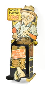 A.M.D. CO 'BLUE-JAY CORN PLASTERS' STORE COUNTERTOP DISPLAY
