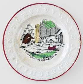 NOVELTY ALPHABET PLATE