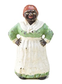 BLACK AMERICANA HUBLEY CAST IRON AUNT JEMIMA DOORSTOP
