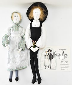 P. BUCKLEY MOSS 'THE BRIDE AND GROOM' DOLLS