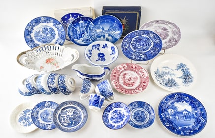 ASSORTED ENGLISH, GERMAN, & JAPANESE TABLEWARE