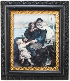 FREDERICK MORGAN 'WHICH DO YOU LOVE BEST' LITHOGRAPH