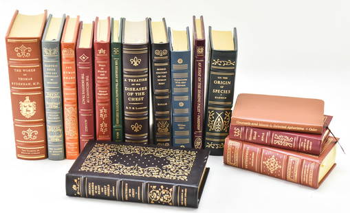 THE CLASSICS OF MEDICINE LIBRARY - 15 TITLES: CHARLES DARWIN, MORBID ANATOMY, FLORENCE NIGHTINGALE: This lot includes 15 titles (No. 5963) from The Classics of Medicine Library which were sent to charter member Dr. Richard E. Slavin: Thomas Sydenham &quot;The Works of Thomas Sydenham&quot;, William