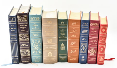 THE CLASSICS OF MEDICINE LIBRARY - 9 TITLES: ANATOMY, ANESTHETICS, NERVOUS SYSTEM