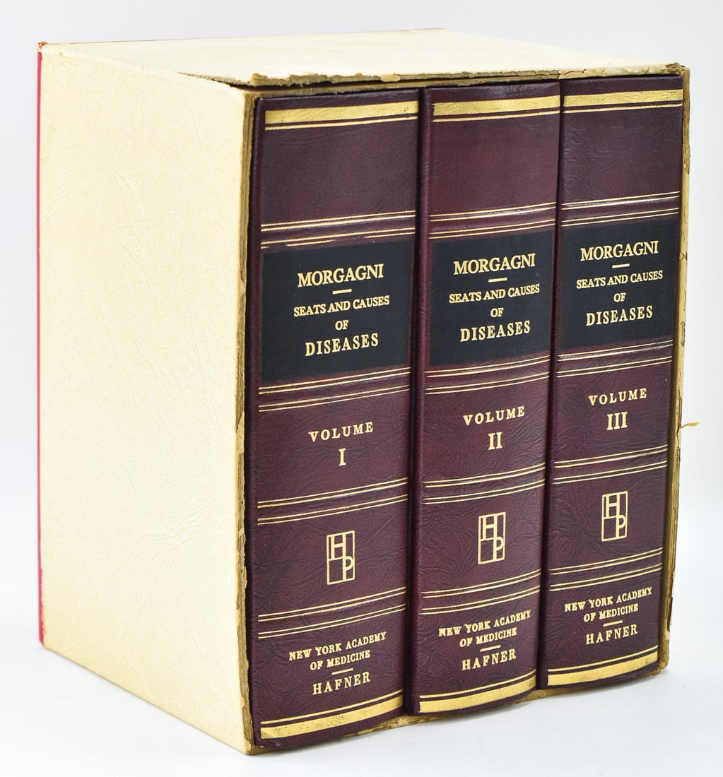 MORGAGNI 'THE SEATS AND CAUSES OF DISEASES' THREE VOLUME SET (1 of 2)