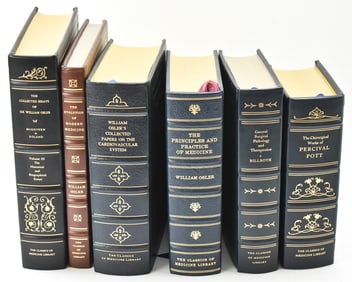 THE CLASSICS OF MEDICINE LIBRARY - 6 TITLES: WILLIAM OSLER, PERCIVAL POTT, BILL ROTH
