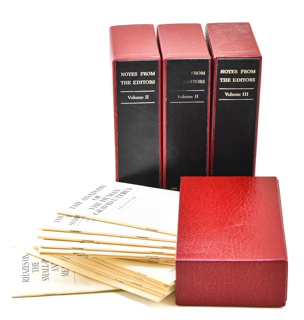 THE CLASSICS OF MEDICINE LIBRARY 'NOTES FROM THE EDITORS' I-III (1 of 1)