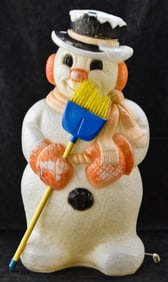 VINTAGE POLORON FROSTY THE SNOWMAN BLOW MOLD