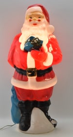 1971 EMPIRE PLASTICS CO. SANTA CLAUS BLOW MOLD