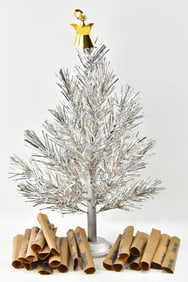 MIDCENTURY TABLETOP ALUMINUM CHRISTMAS TREE