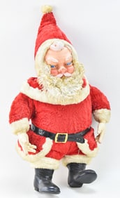 RUSHTON STYLE PLUSH RUBBER FACE SANTA CLAUS
