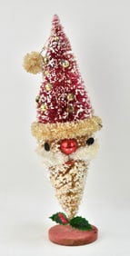 BOTTLE BRUSH SANTA CLAUS