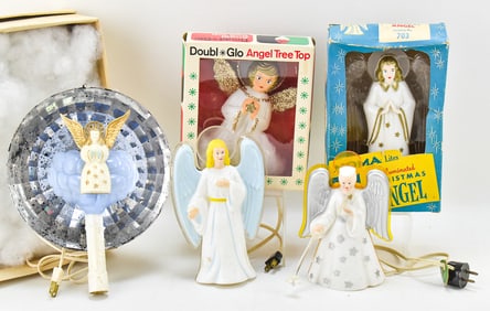 COLLECTION OF ANGEL TREE TOPPERS