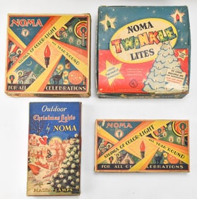 COLLECTION OF VINTAGE NOMA LIGHT SETS