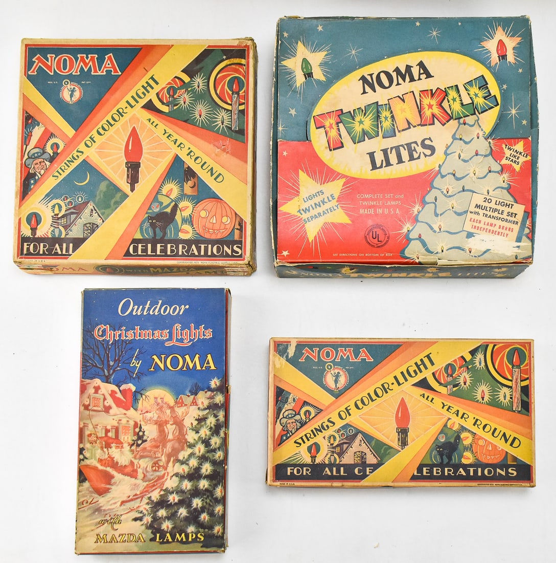 COLLECTION OF VINTAGE NOMA LIGHT SETS (1 of 4)