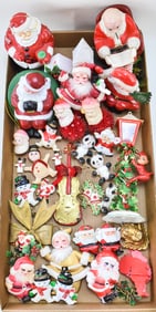 VINTAGE CHRISTMAS ORNAMENTS & TABLETOP DECORATIONS