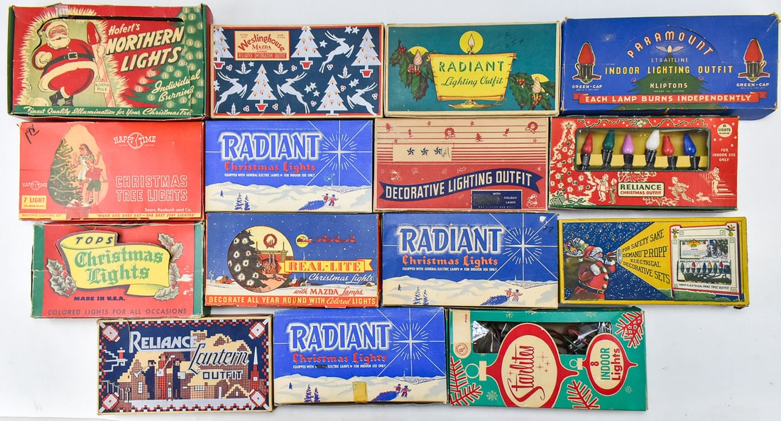 ASSORTED VINTAGE CHRISTMAS STRING LIGHTS (1 of 5)