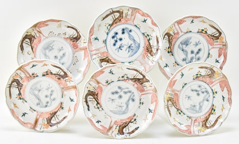 COLLECTION OF MEIJI ERA IMARI ARITAWARE PORCELAIN PLATES