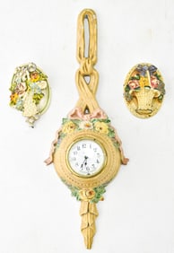 HUBLEY FLORAL BOUQUET DOOR KNOCKER, NEW HAVEN FLORAL CLOCK, & MORE