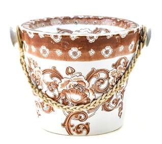 ANTIQUE IRONSTONE CHAMBER POT