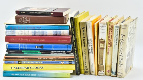 COLLECTION OF CLOCK & WATCH REFERENCE BOOKS