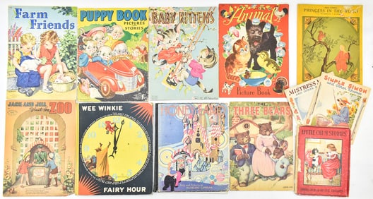 EARLY 20TH CENTURY CHILDREN'S BOOKS: 'WEE WINKIE FAIRY HOUR', 'HONEY LAND', & MORE
