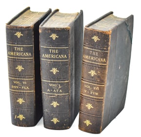 SCIENTIFIC AMERICAN COMPILING DEPARTMENT 'THE AMERICANA': THREE VOLUMES