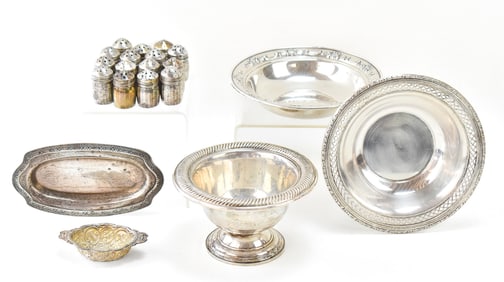 ASSORTED STERLING SILVER TABLEWARE