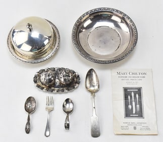 ASSORTED STERLING SILVER TABLEWARE