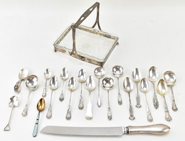 ASSORTED STERLING SILVER UTENSILS