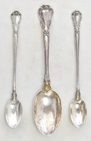 THREE STERLING SILVER SPOONS