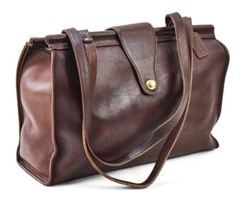 VINTAGE COACH CLASSIC BARCLAY LEATHER TOTE OR BRIEFCASE