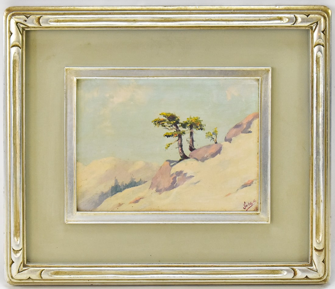 JULES DAHLAGER 'TIMBERLINE' CORDOVA, ALASKA OIL PAINTING (1 of 4)