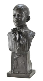 F. MENINI BRONZE BUST