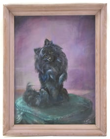 'POMERANIAN PORTRAIT' OIL PAINTING BY CHARLOTTE MISH